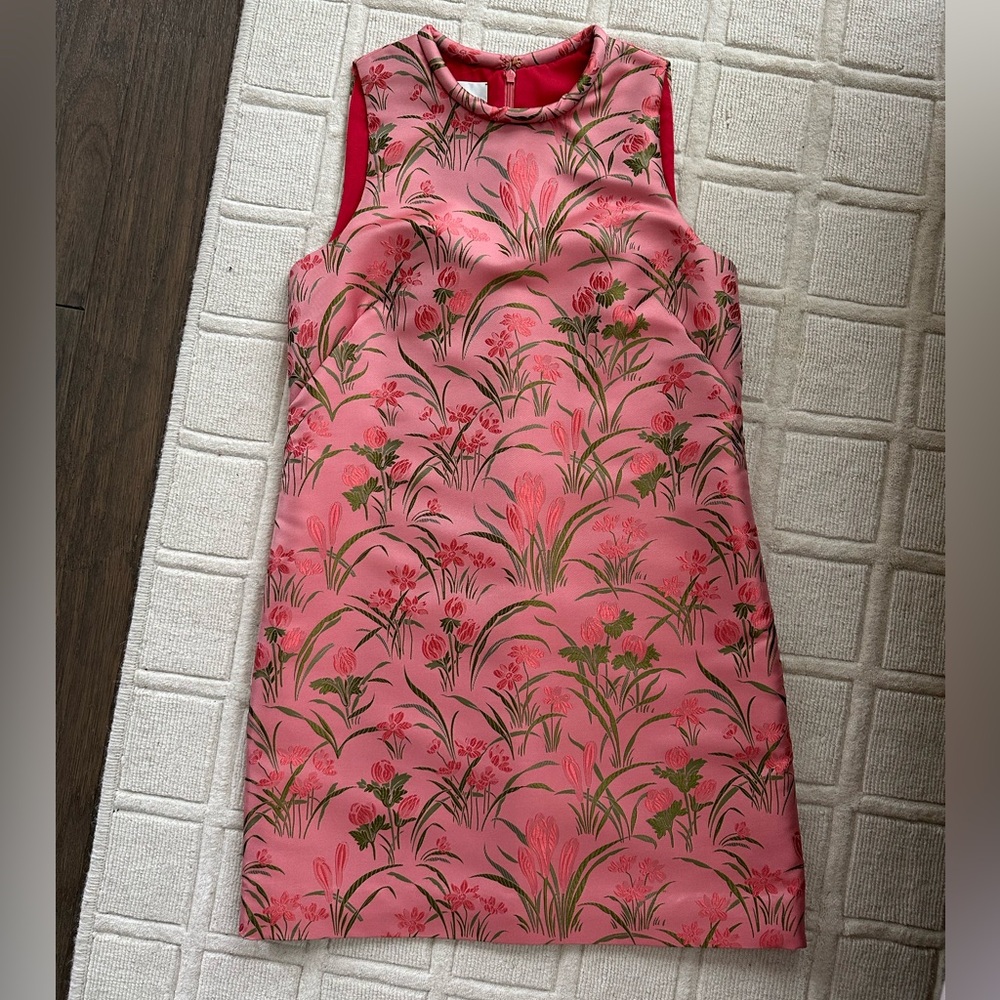 NWT Cara Cara pink jacquard dress